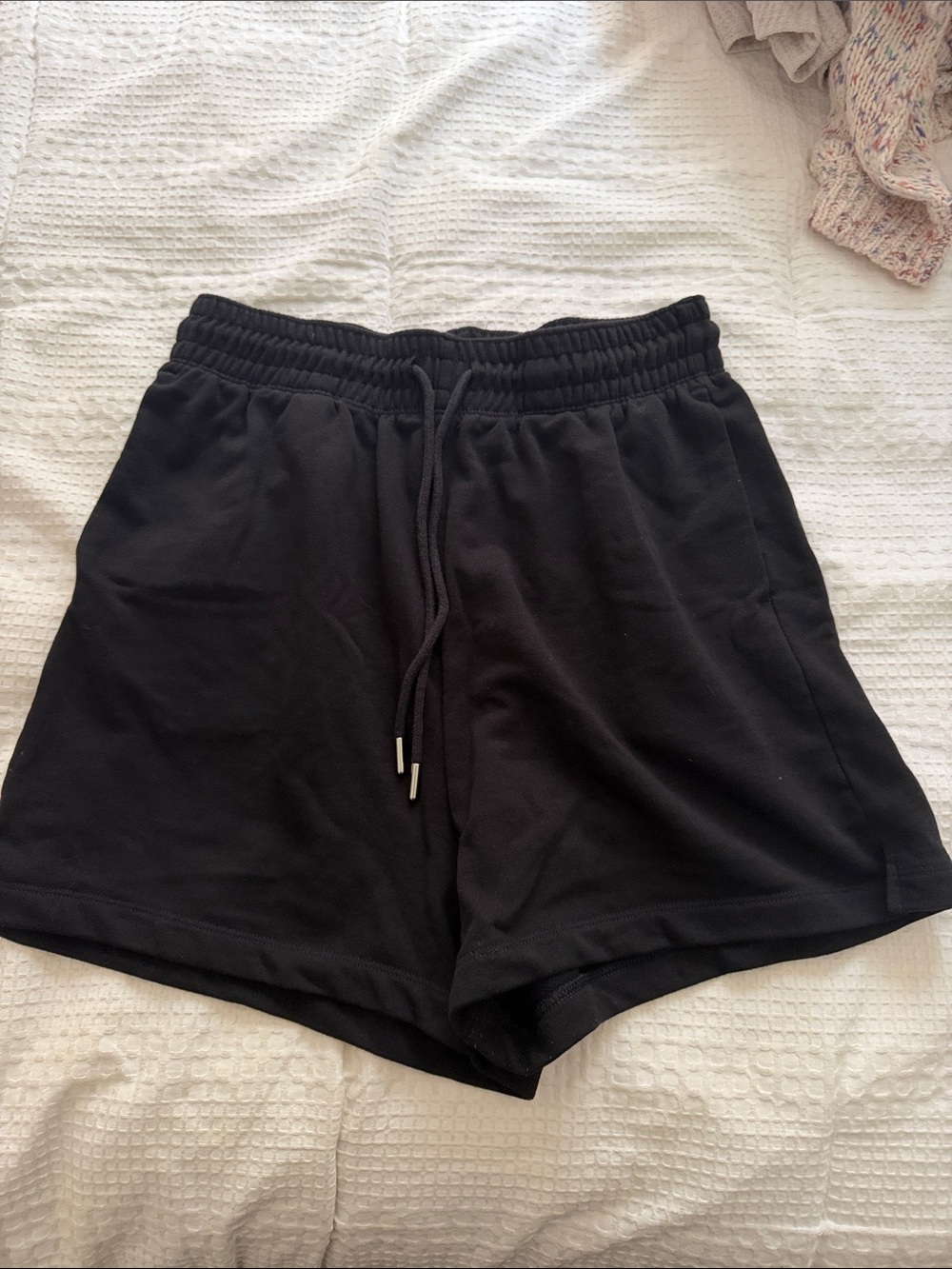 H&M Black Athletic Drawstring Shorts